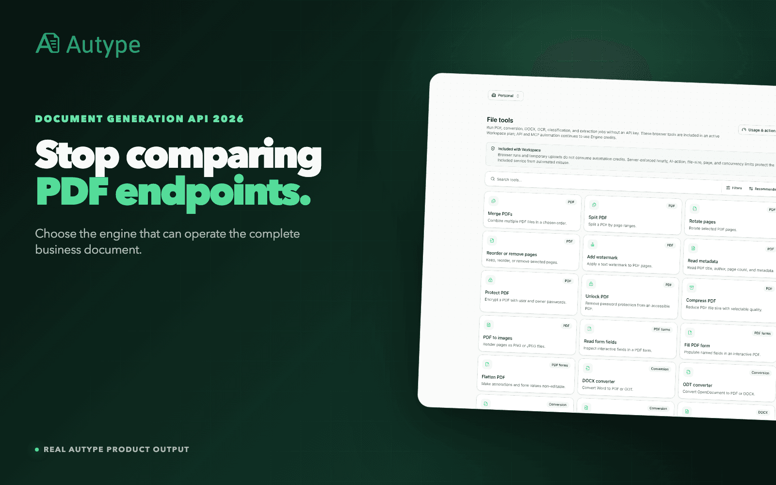 Best Document Generation APIs in 2026: DOCX, PDF, Templates, and AI Compared