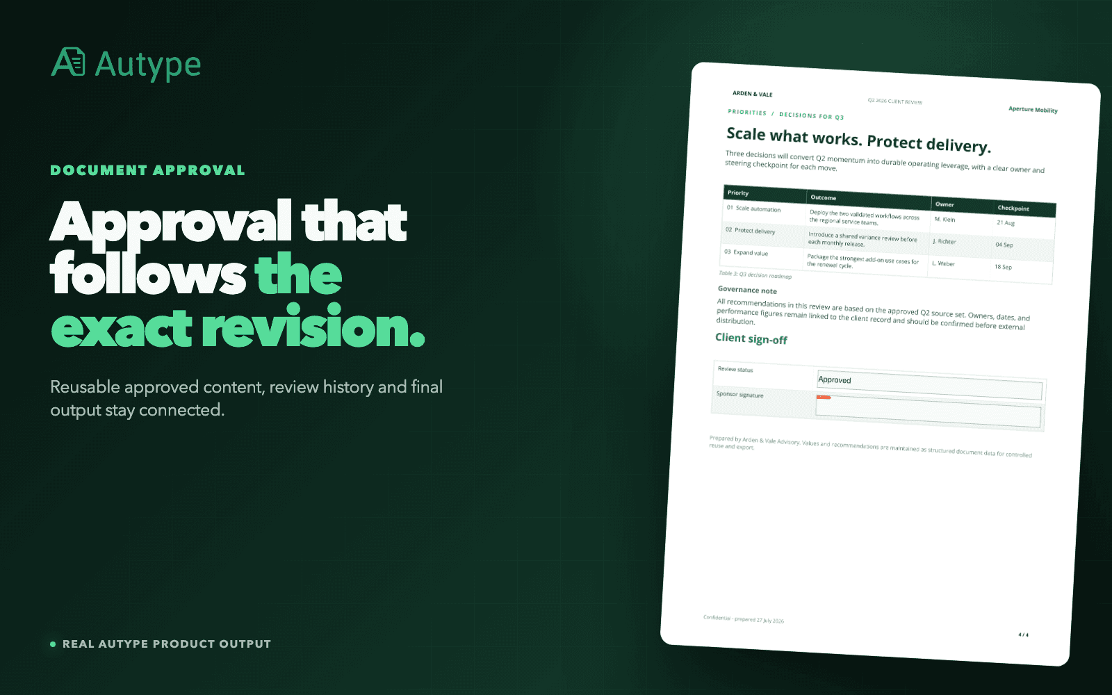 How to Automate Document Approval from Reusable Clauses to the Final Revision