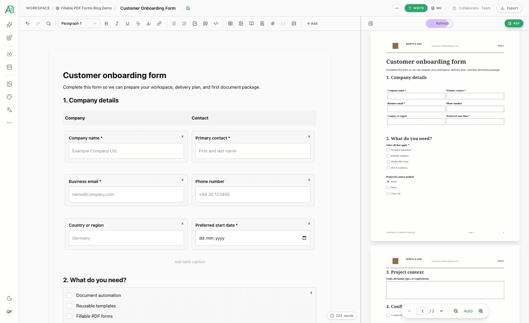 How to Create a Fillable PDF Form Without a Traditional PDF Editor